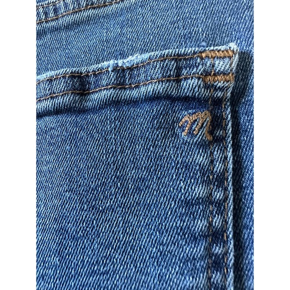 Madewell 10" High Rise Skinny Denim Jean Style AF687 SP 20 Mackey Wash - Picture 4 of 7